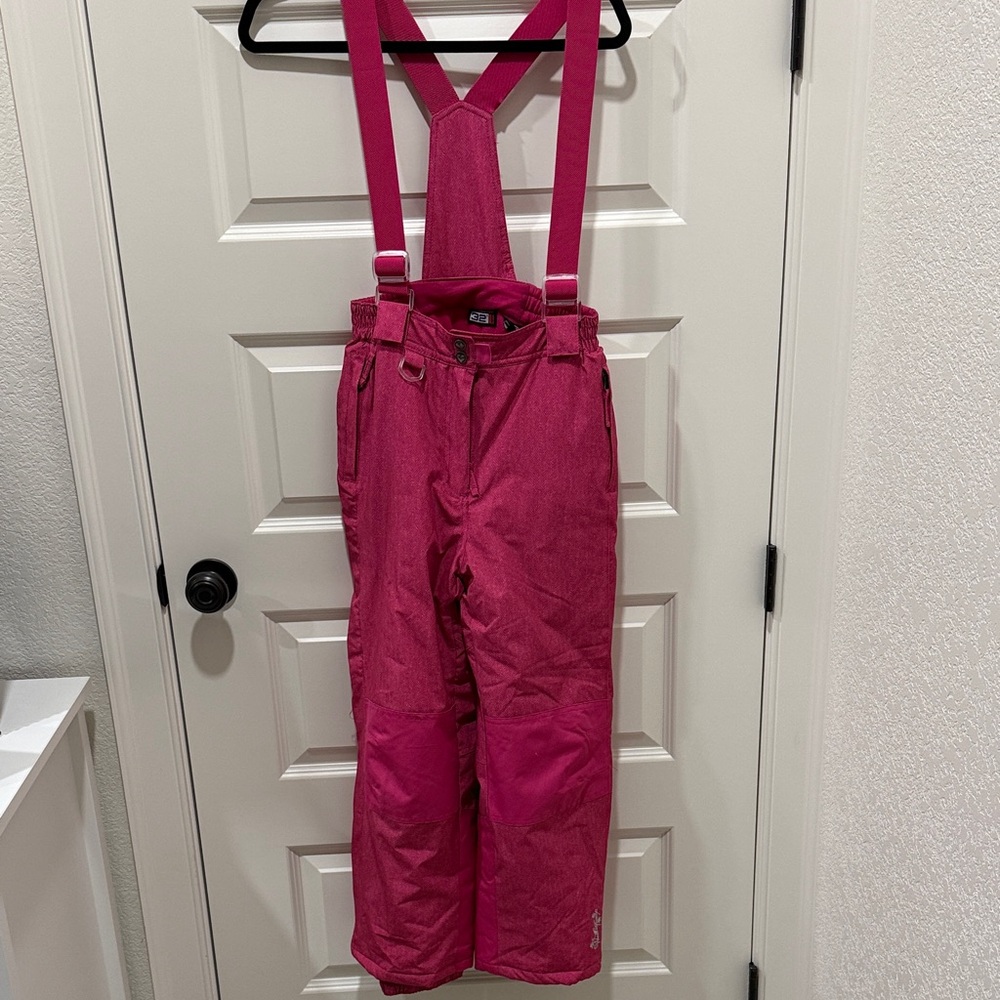 32 Degrees Pink Snow Bib